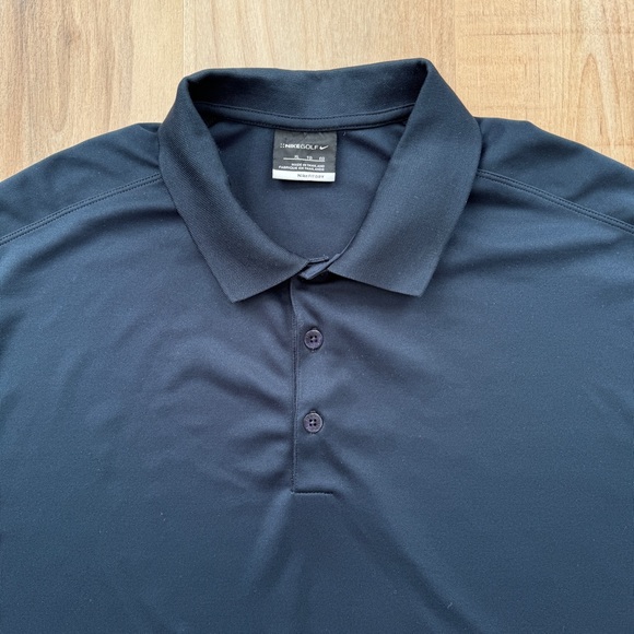 Nike Golf Polo Dri Fit Shirt Dark Blue / Navy XL - Picture 3 of 9